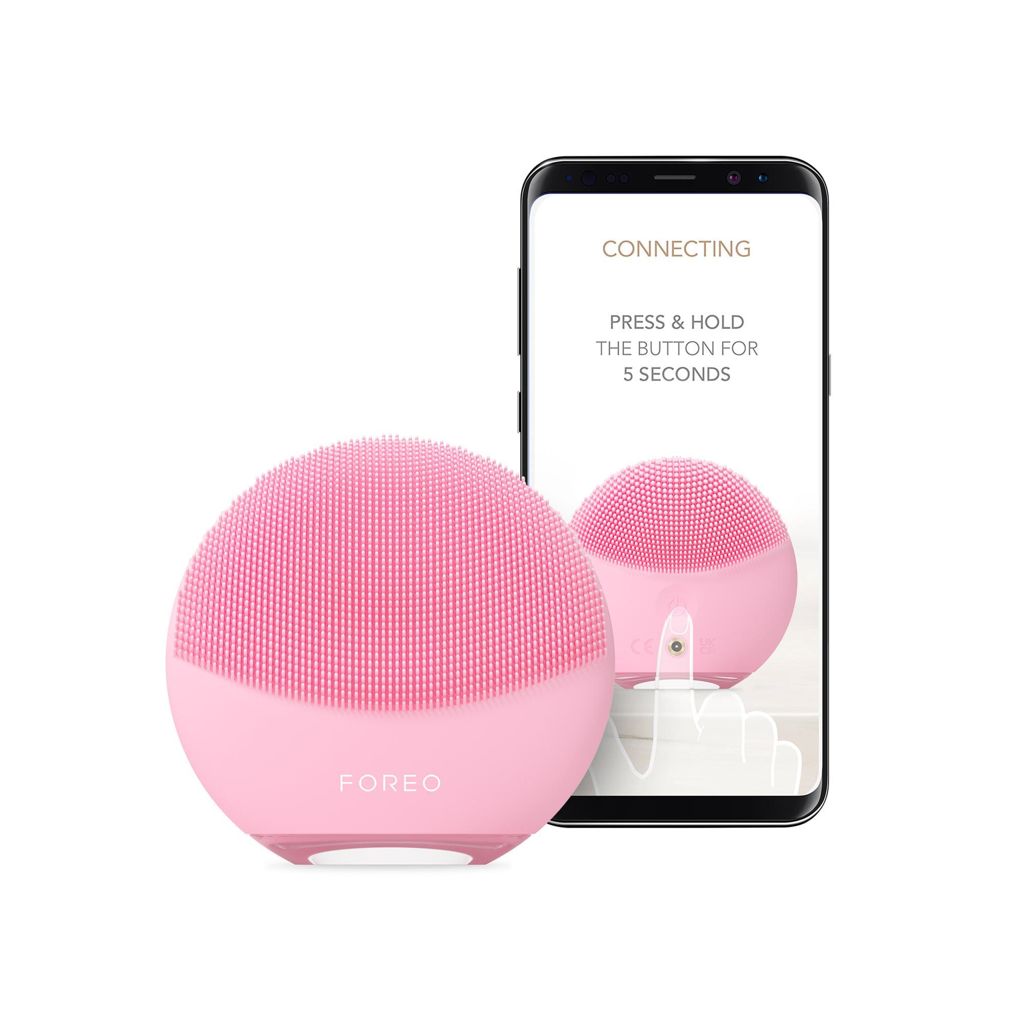 FOREO LUNA 4 Mini Yüz Temizleme Cihazı, Pearl Pink