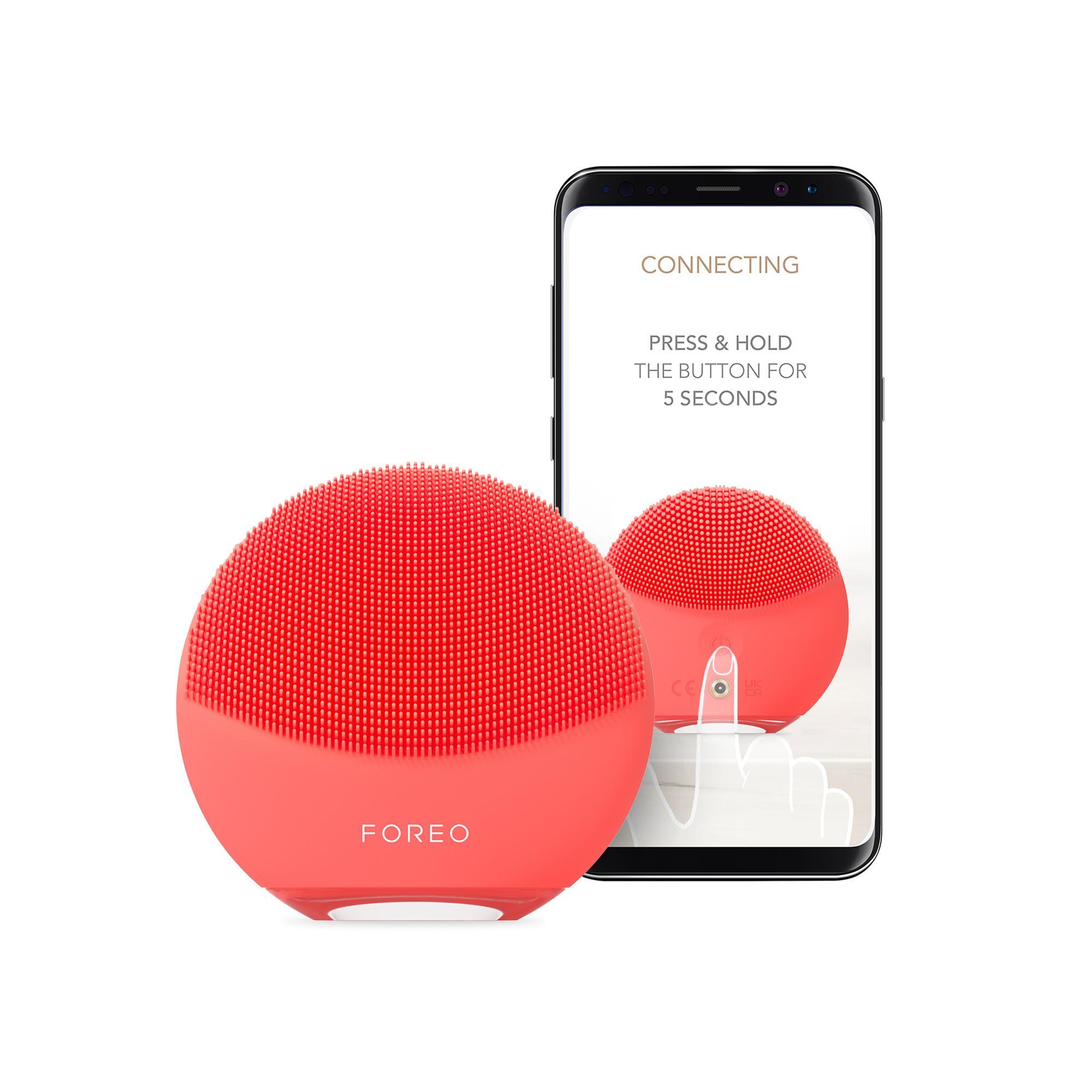 FOREO LUNA 4 Mini Yüz Temizleme Cihazı,Coral