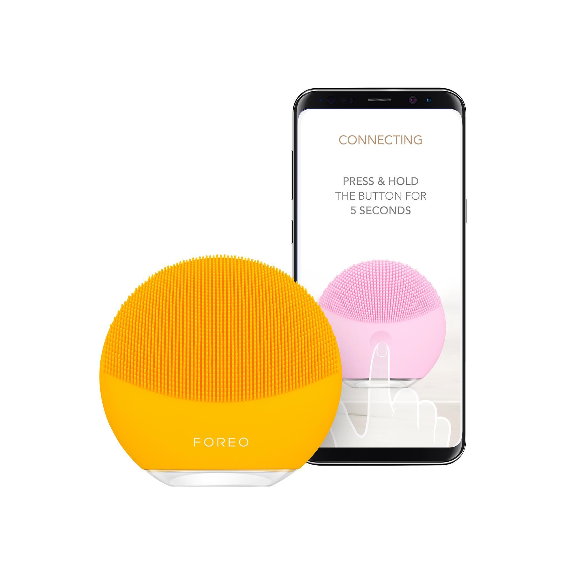 FOREO LUNA Mini 3 Yüz Temizleme ve Masaj Cihazı,Sunflower Yellow