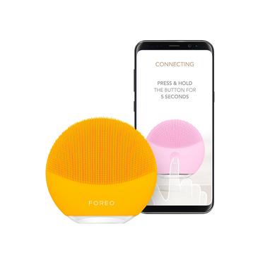  FOREO LUNA Mini 3 Yüz Temizleme ve Masaj Cihazı,Sunflower Yellow