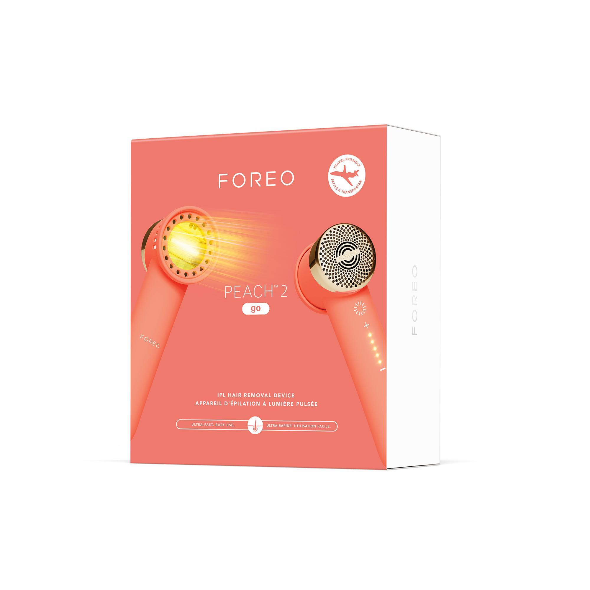 FOREO PEACH 2 Go - Cilt Soğutma Sistemli Kalıcı Tüy Azaltma IPL Cihazı, Peach