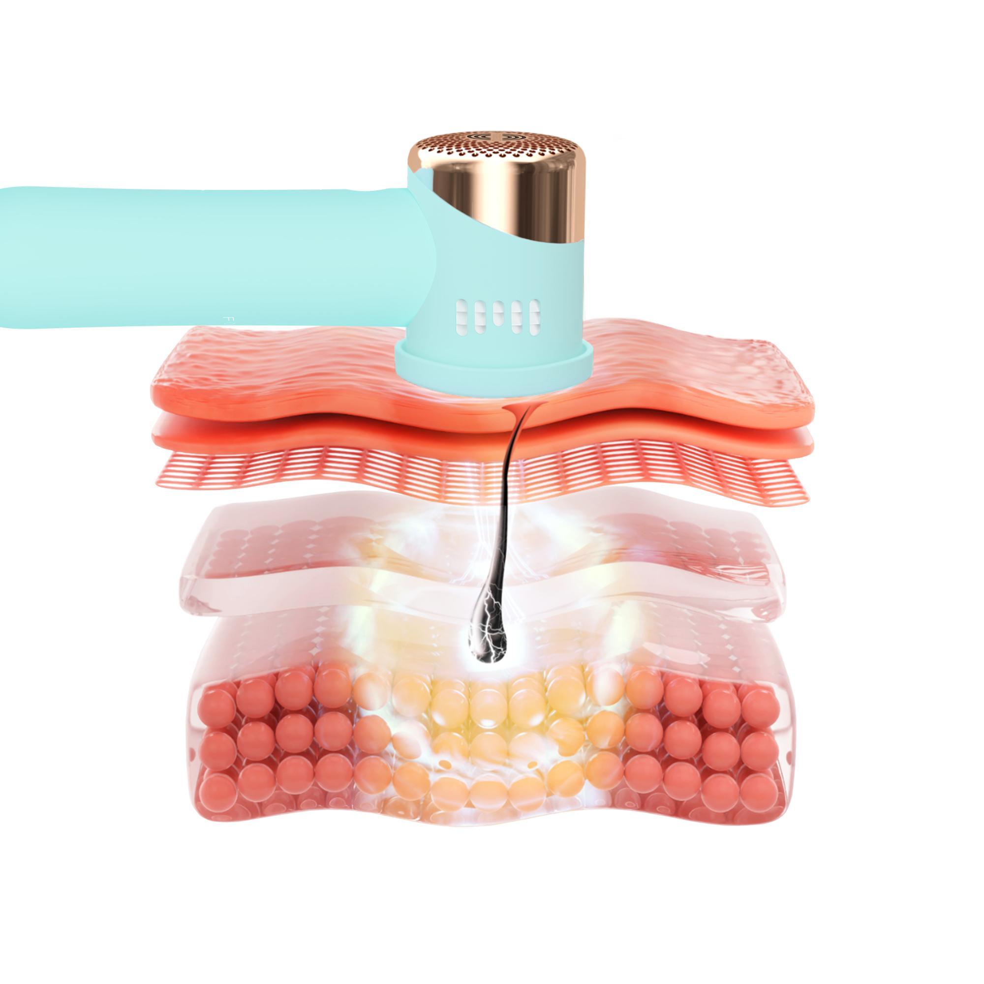 FOREO PEACH 2 Go - Cilt Soğutma Sistemli Kalıcı Tüy Azaltma IPL Cihazı, Mint