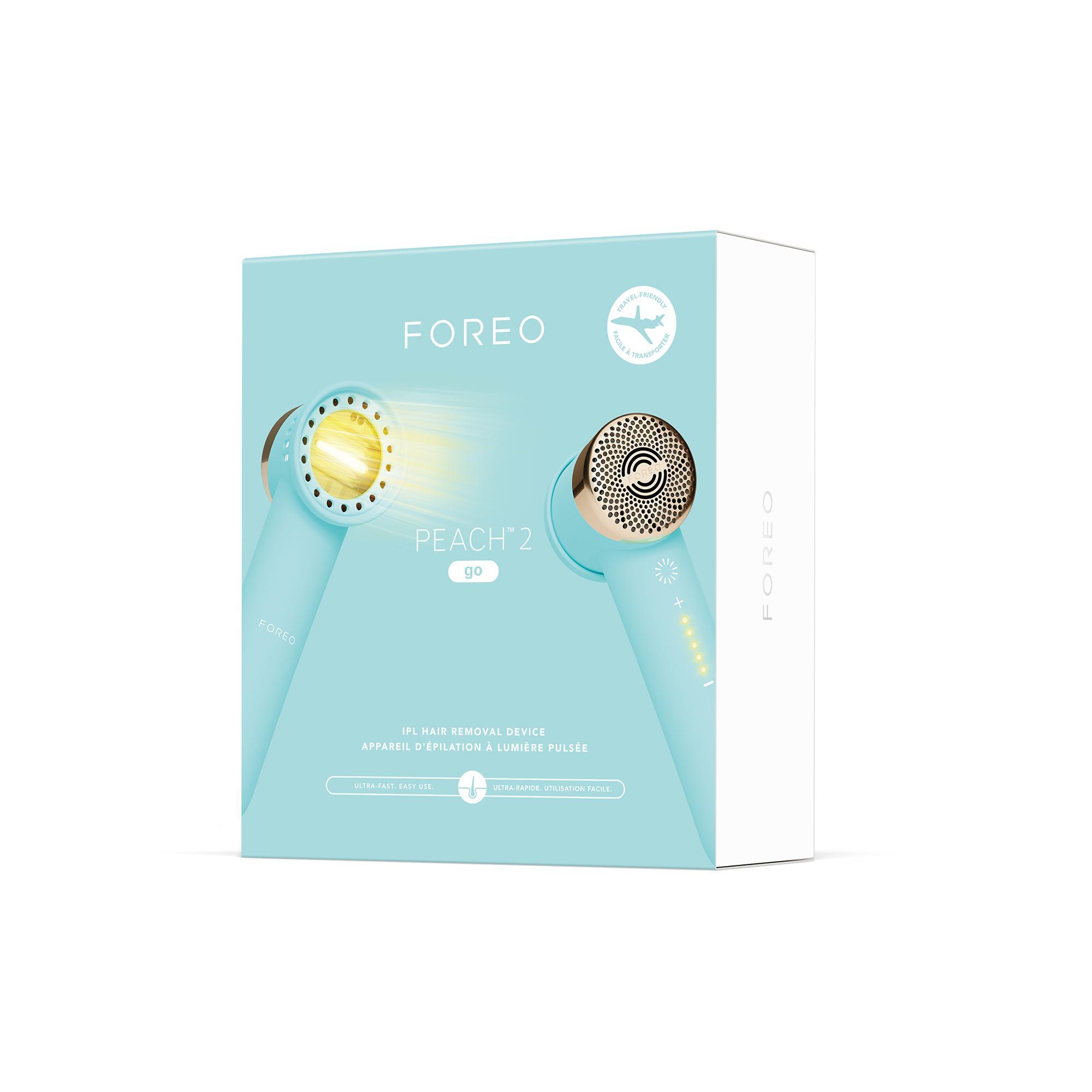 FOREO PEACH 2 Go - Cilt Soğutma Sistemli Kalıcı Tüy Azaltma IPL Cihazı, Mint