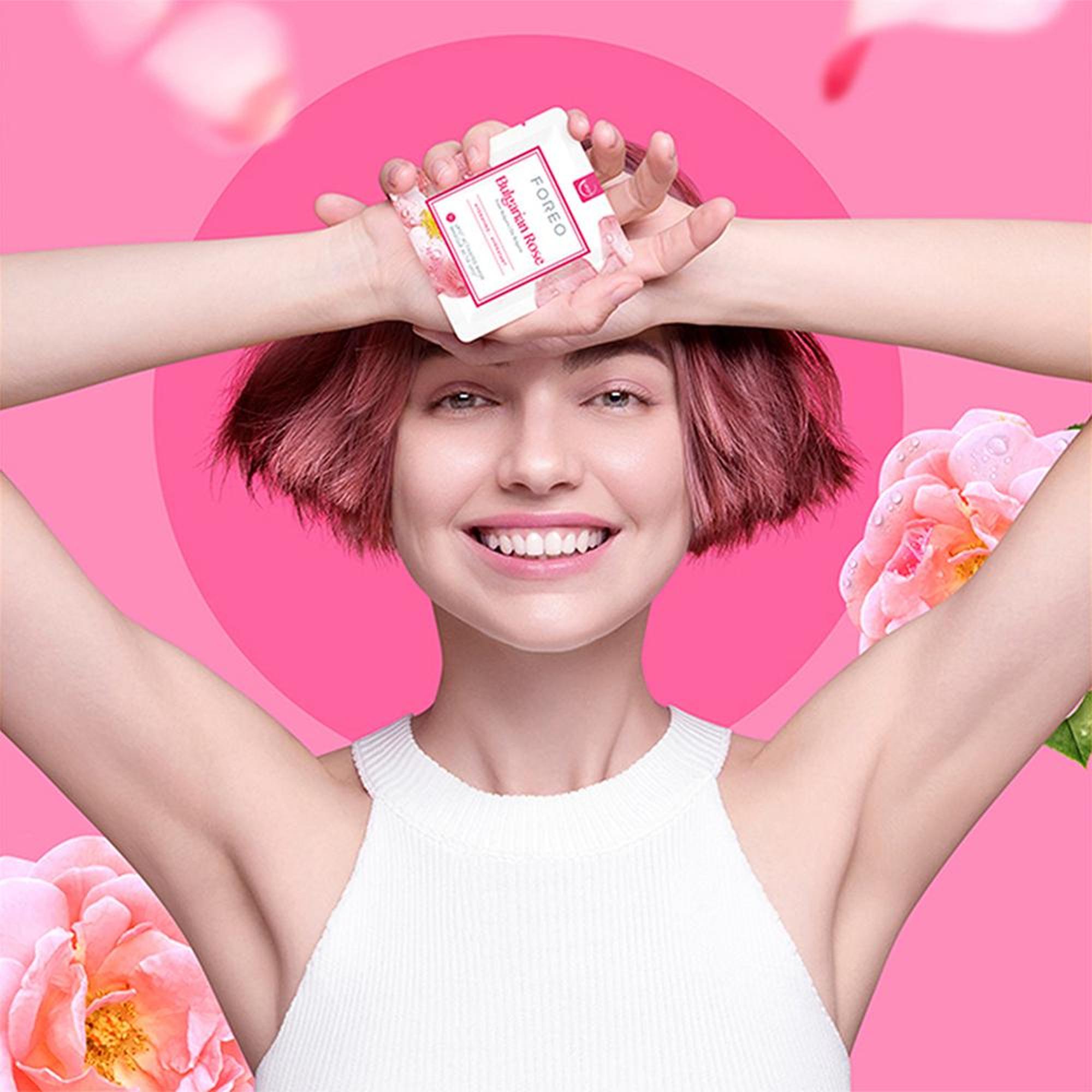 FOREO UFO Bulgarian Rose Nemlendirici 6'lı Aktif Maske