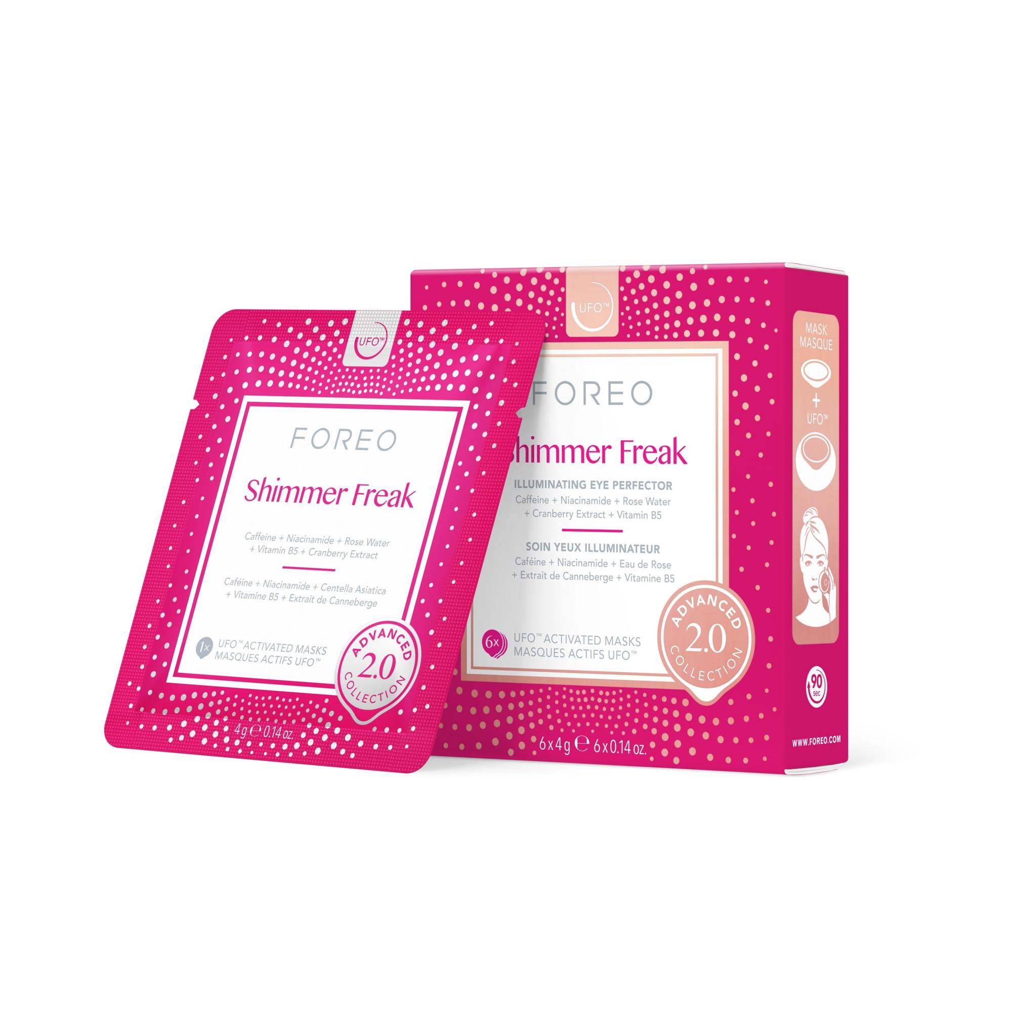 FOREO UFO Shimmer Freak 2.0 6'lı Aktif Maske