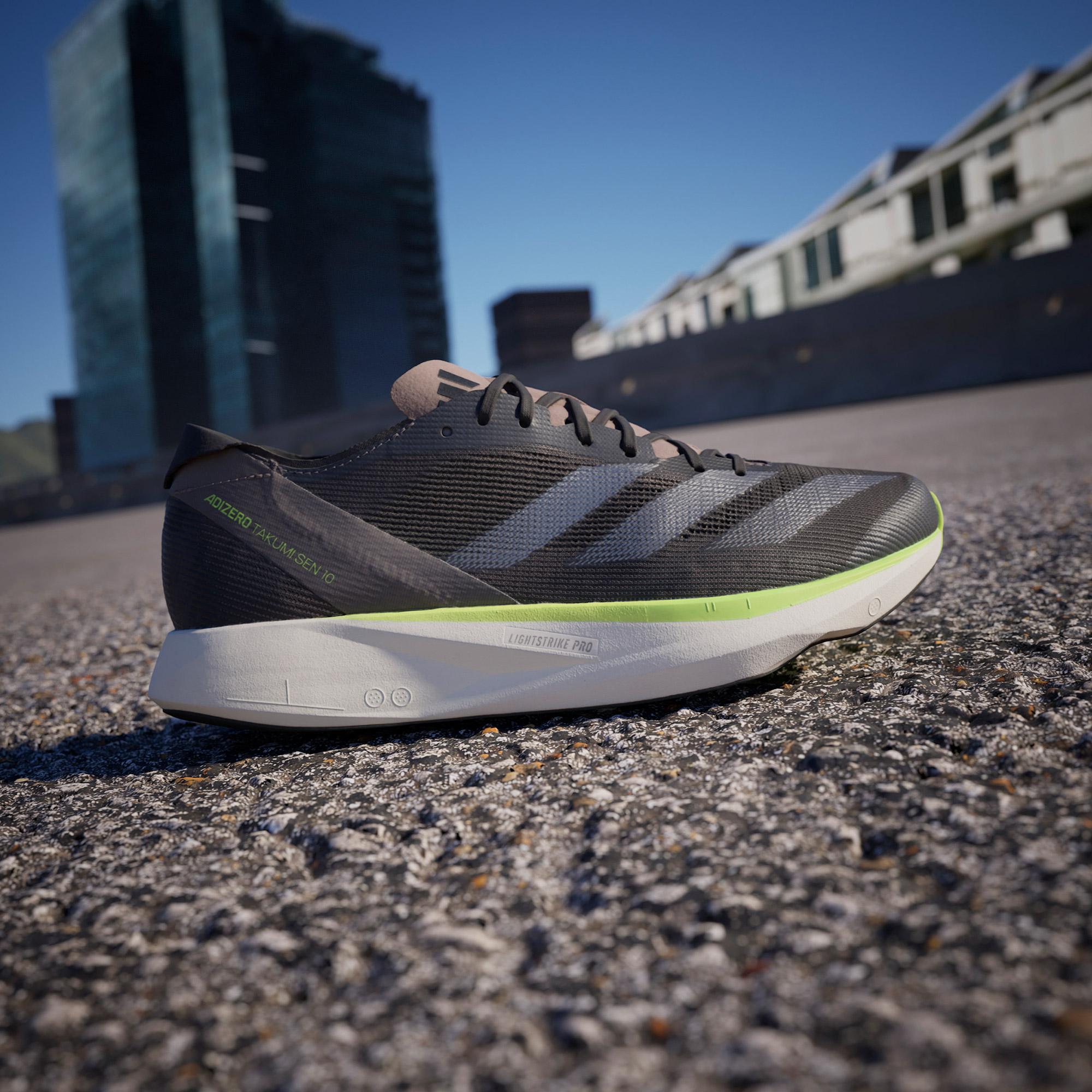 adidas Adizero Takumi 10 Erkek Siyah Koşu Ayakkabısı