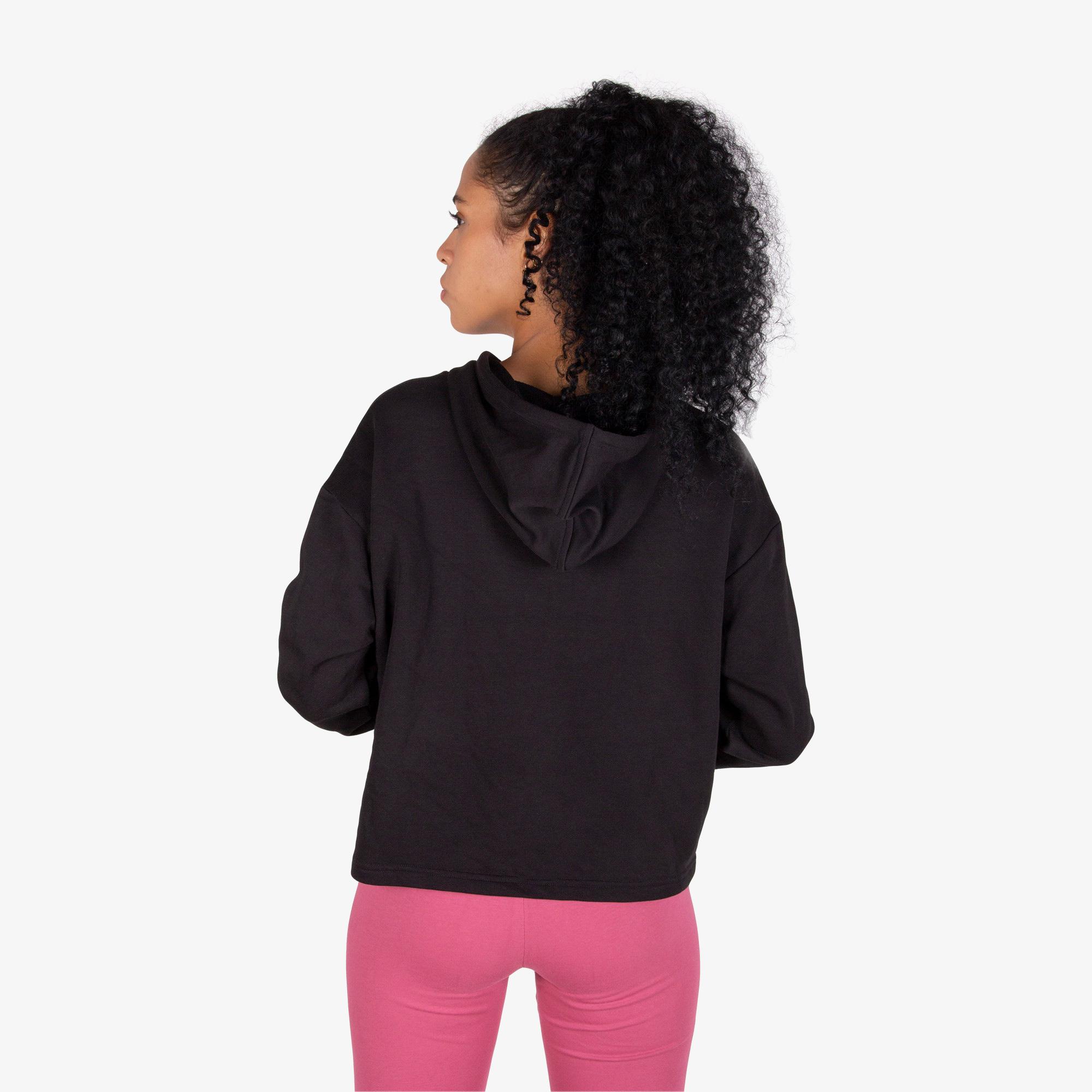 Puma Essentials Cropped Logo Kadın Siyah Günlük Sweatshirt