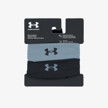  Under Armour Mesh Kadın Siyah/Gri 2'li Saç Bandı