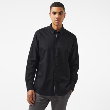  Nautica Erkek Siyah Classic Fit Gömlek