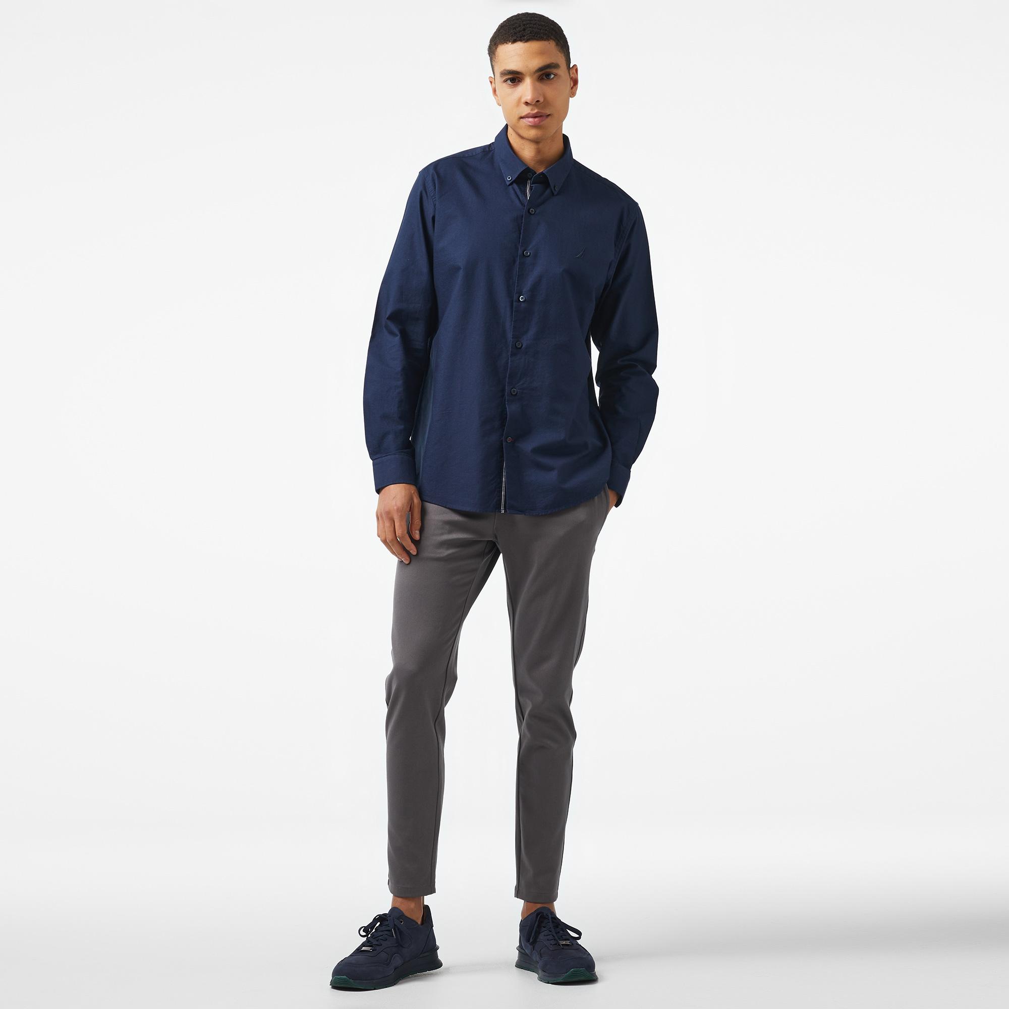 Nautica Erkek Lacivert Classic Fit Gömlek