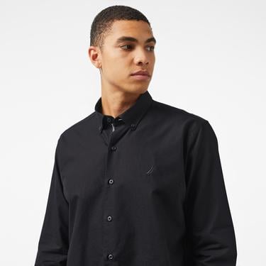  Nautica Erkek Siyah Classic Fit Gömlek