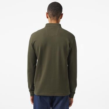  Nautica Erkek Yeşil Slim Fit Uzun Kollu Polo