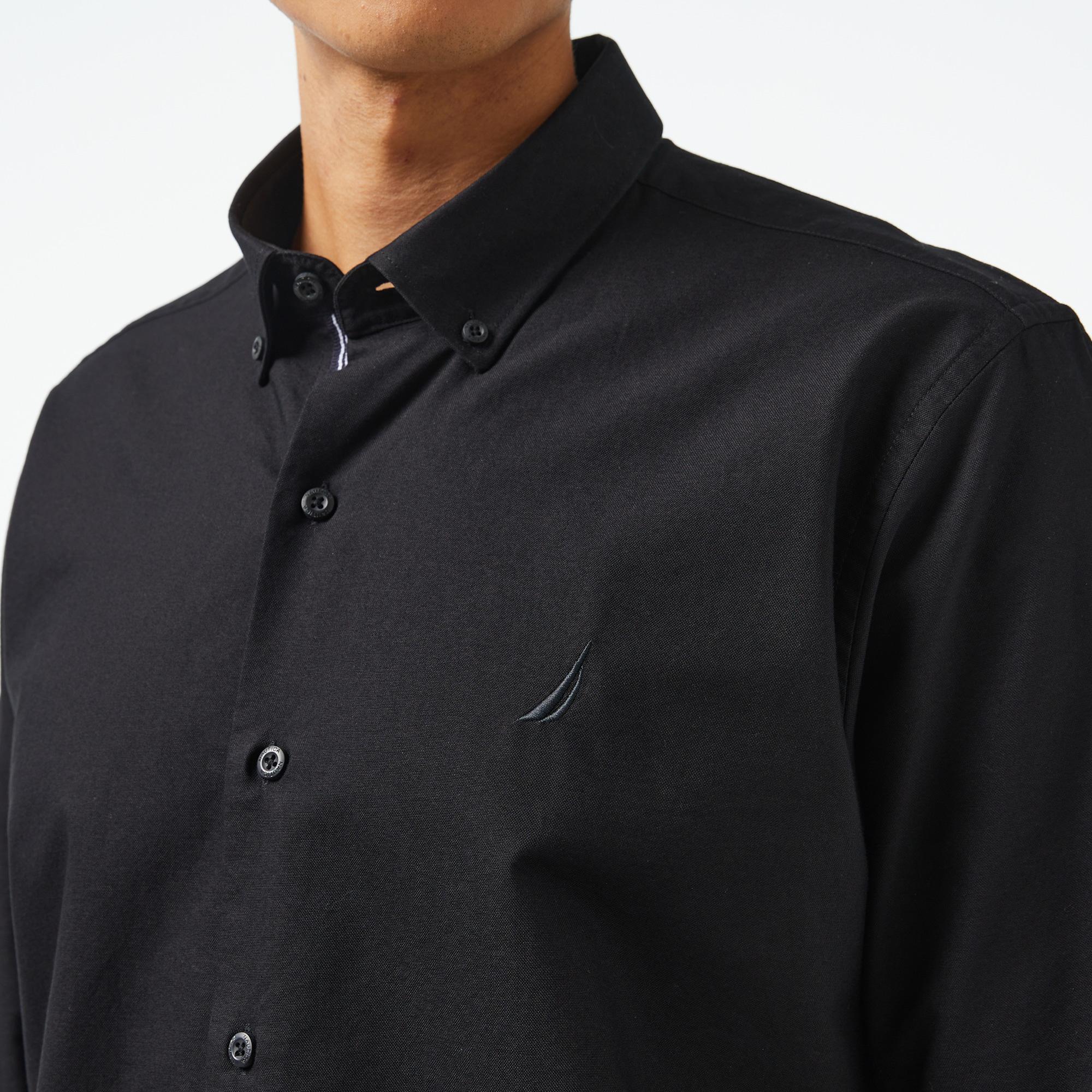Nautica Erkek Siyah Classic Fit Gömlek