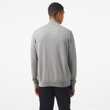  Nautica Erkek Gri Standart Fit Dik Yakalı Triko