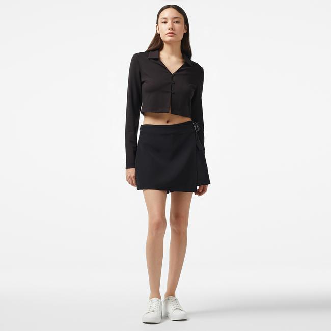  Calvin Klein Jeans Casual Utility Kadın Siyah Şort