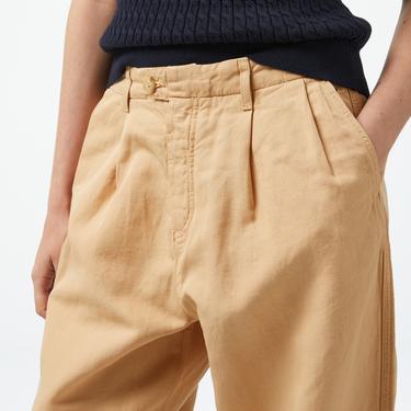  Tommy Hilfiger Relaxaight Kadın Bej Pantolon