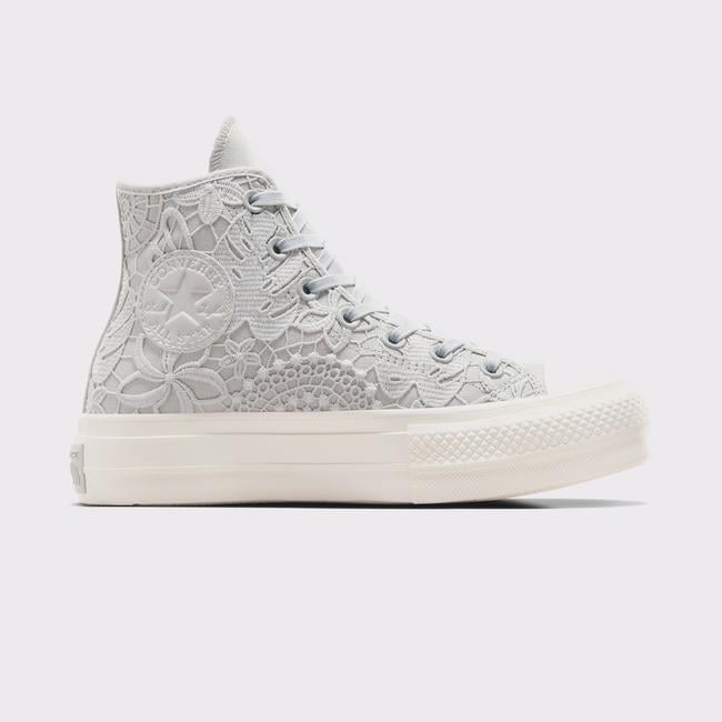  Converse Chuck Taylor All Star Lift Kadın Gri Platform Sneaker