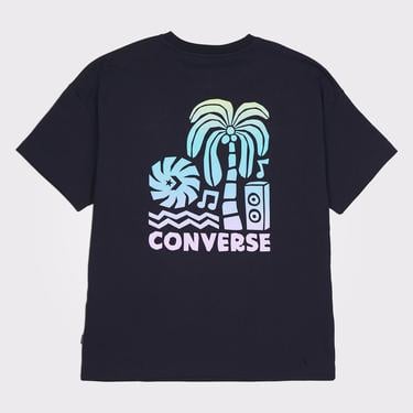  Converse Desert Festival Loose Fit Kadın Lacivert T-Shirt