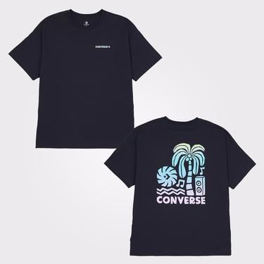  Converse Desert Festival Loose Fit Kadın Lacivert T-Shirt