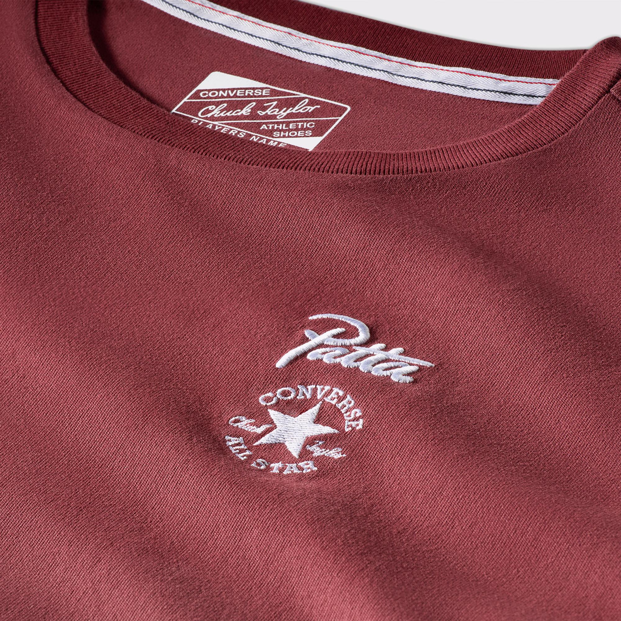 Converse x Patta Unisex Bordo T-Shirt