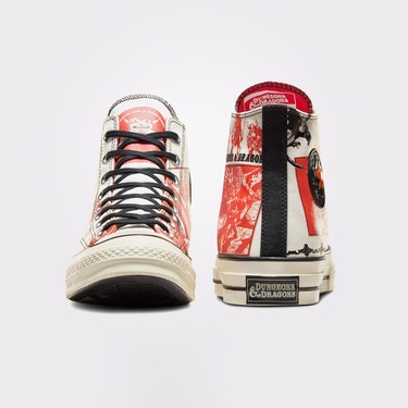  Converse x Dungeons & Dragons Chuck 70 Unisex Kırmızı Sneaker