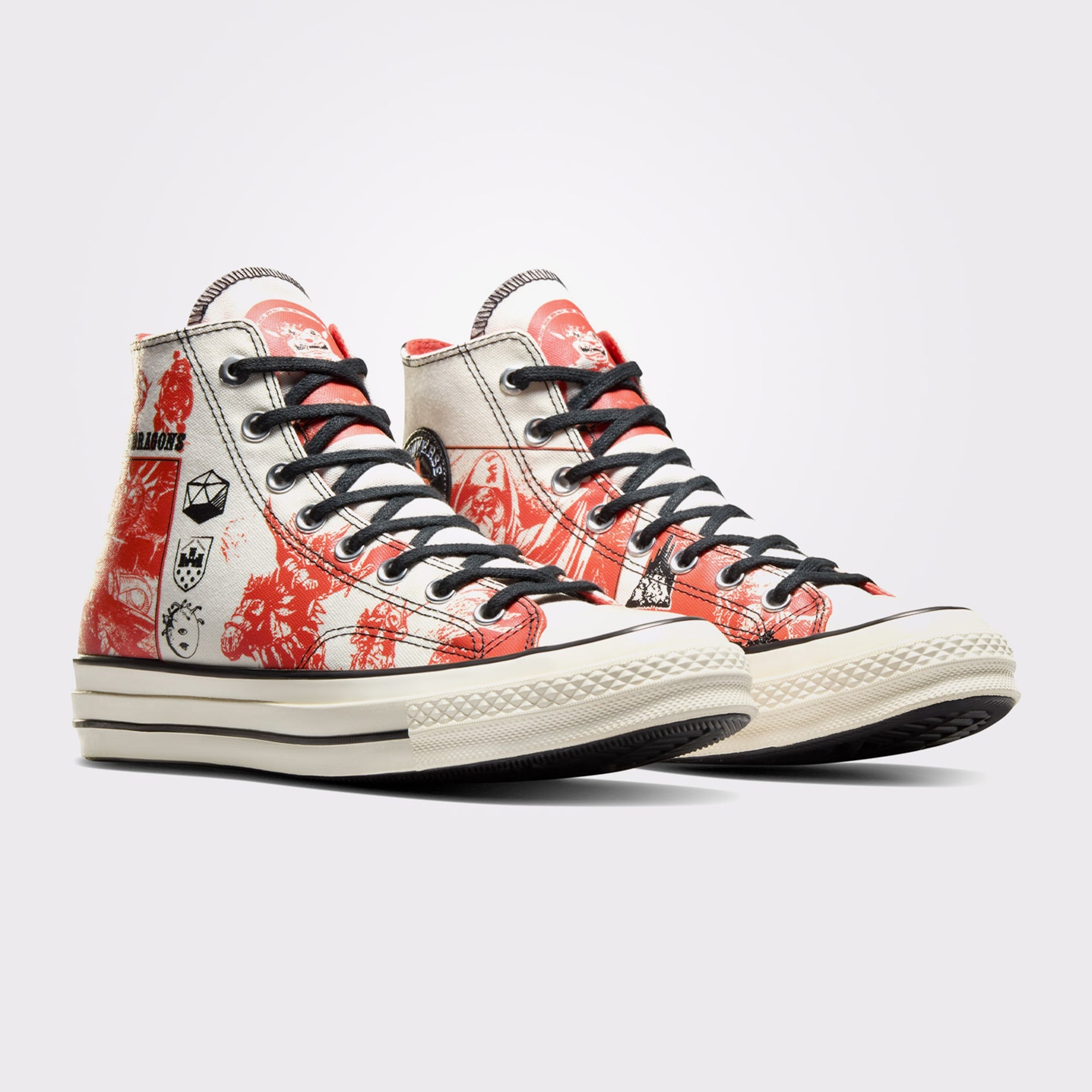 Converse x Dungeons & Dragons Chuck 70 Unisex Kırmızı Sneaker