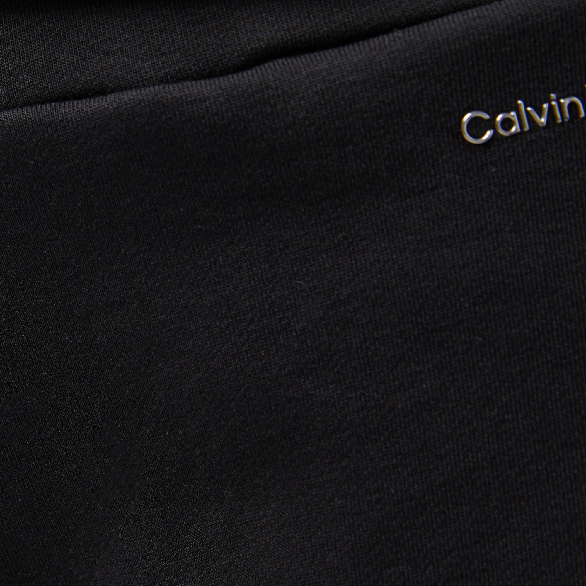 Calvin Klein Nano Logo Relaxed Kadın Siyah Eşofman Altı