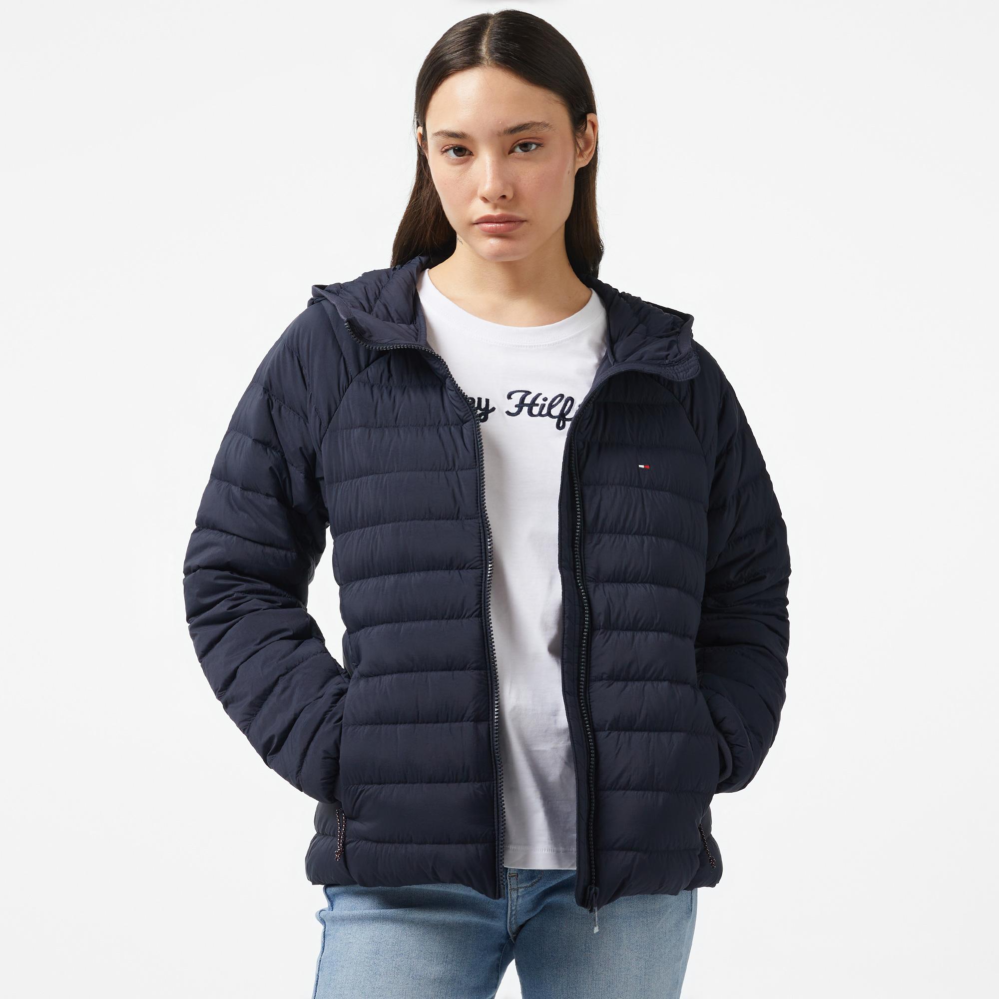 Tommy Hilfiger Sporty Down Kadın Mavi Ceket