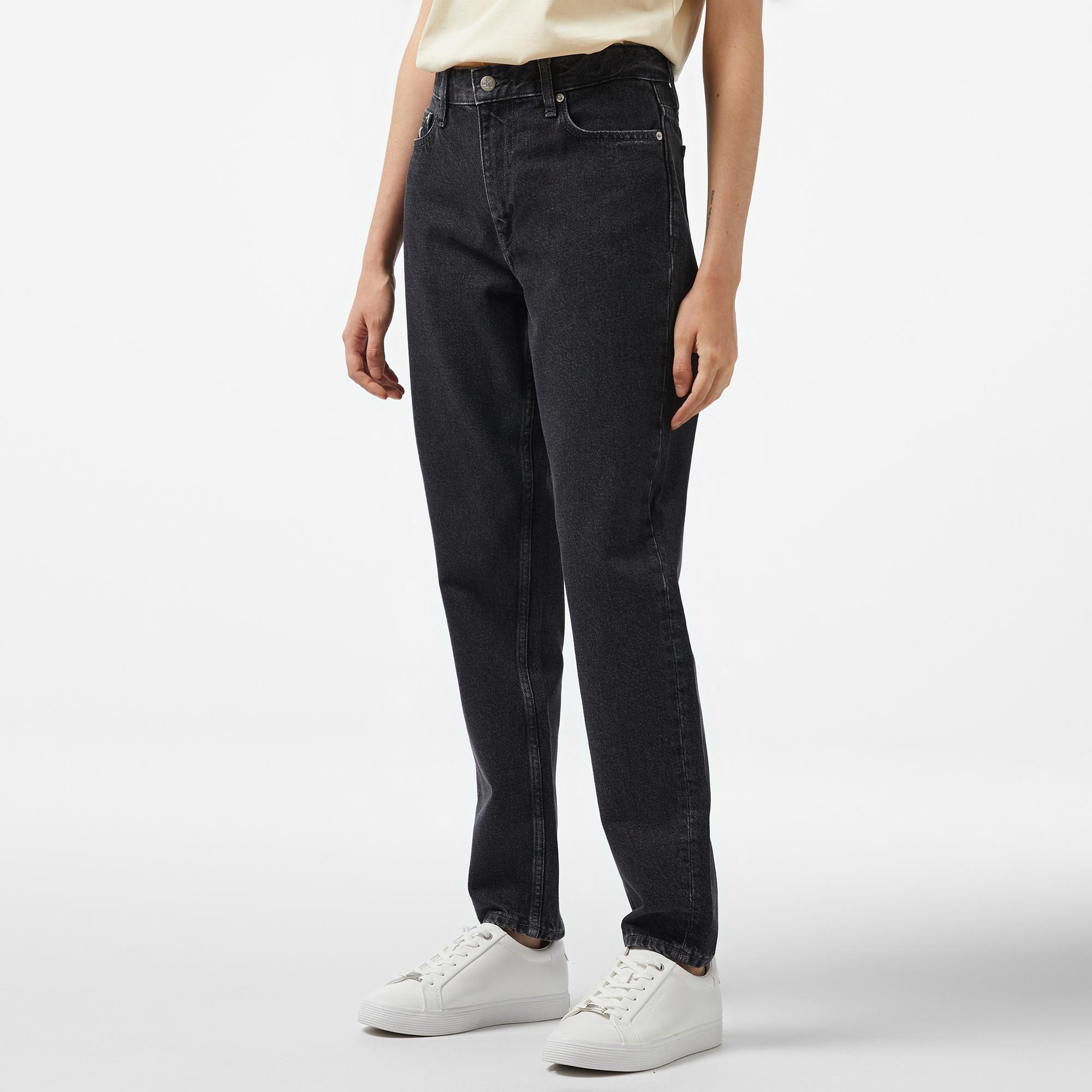 Calvin Klein Jeans Mom Jean Kadın Gri Jean