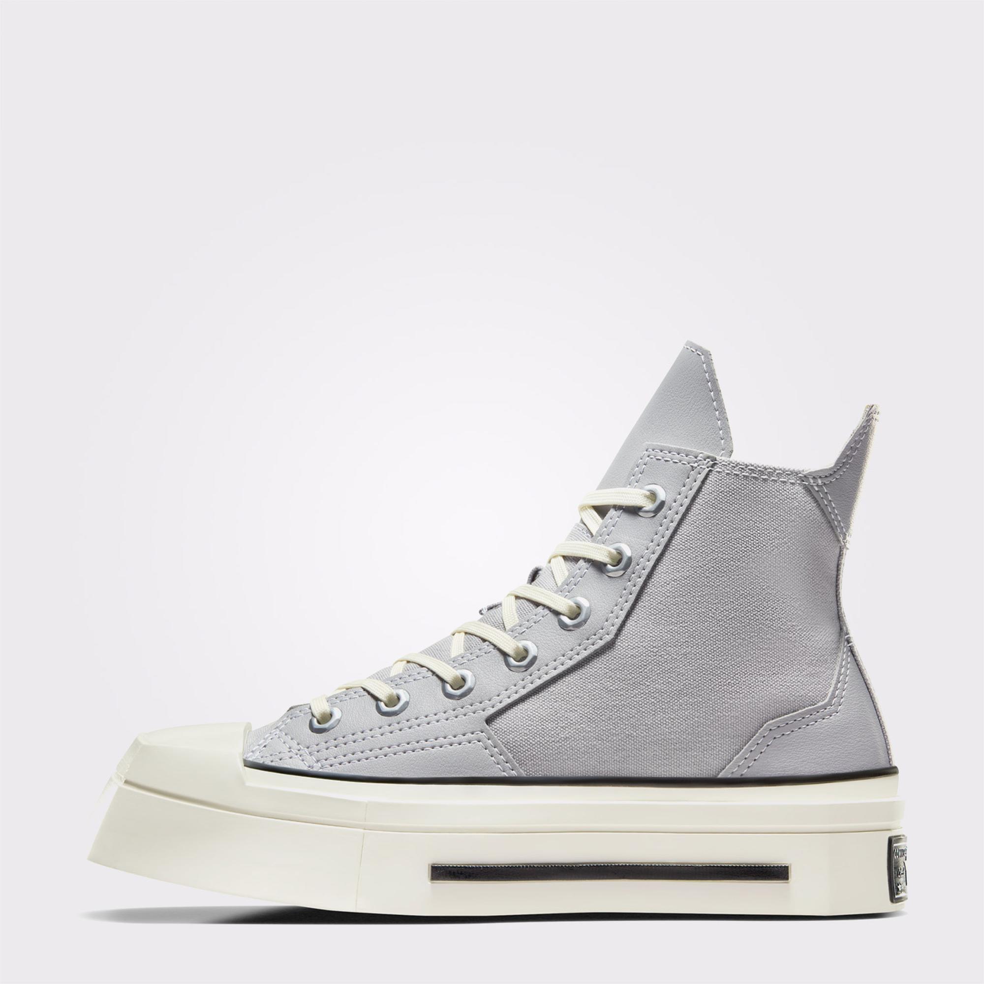 Converse Chuck 70 De Luxe Squared Unisex Gri Platform Sneaker
