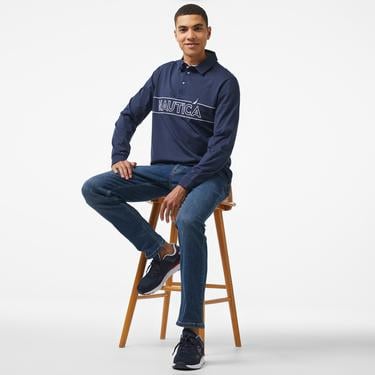  Nautica Erkek Mavi Denim Pantolon