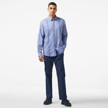  Nautica Erkek Mavi Classic Fit Gömlek