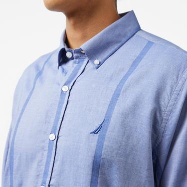  Nautica Erkek Mavi Classic Fit Gömlek