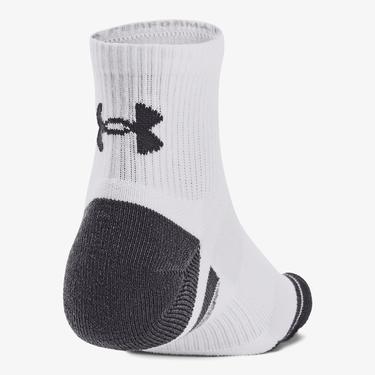  Under Armour Performance Tech Unisex Beyaz 3'lü Çorap