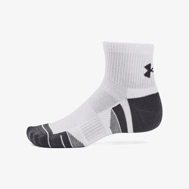  Under Armour Performance Tech Unisex Beyaz 3'lü Çorap