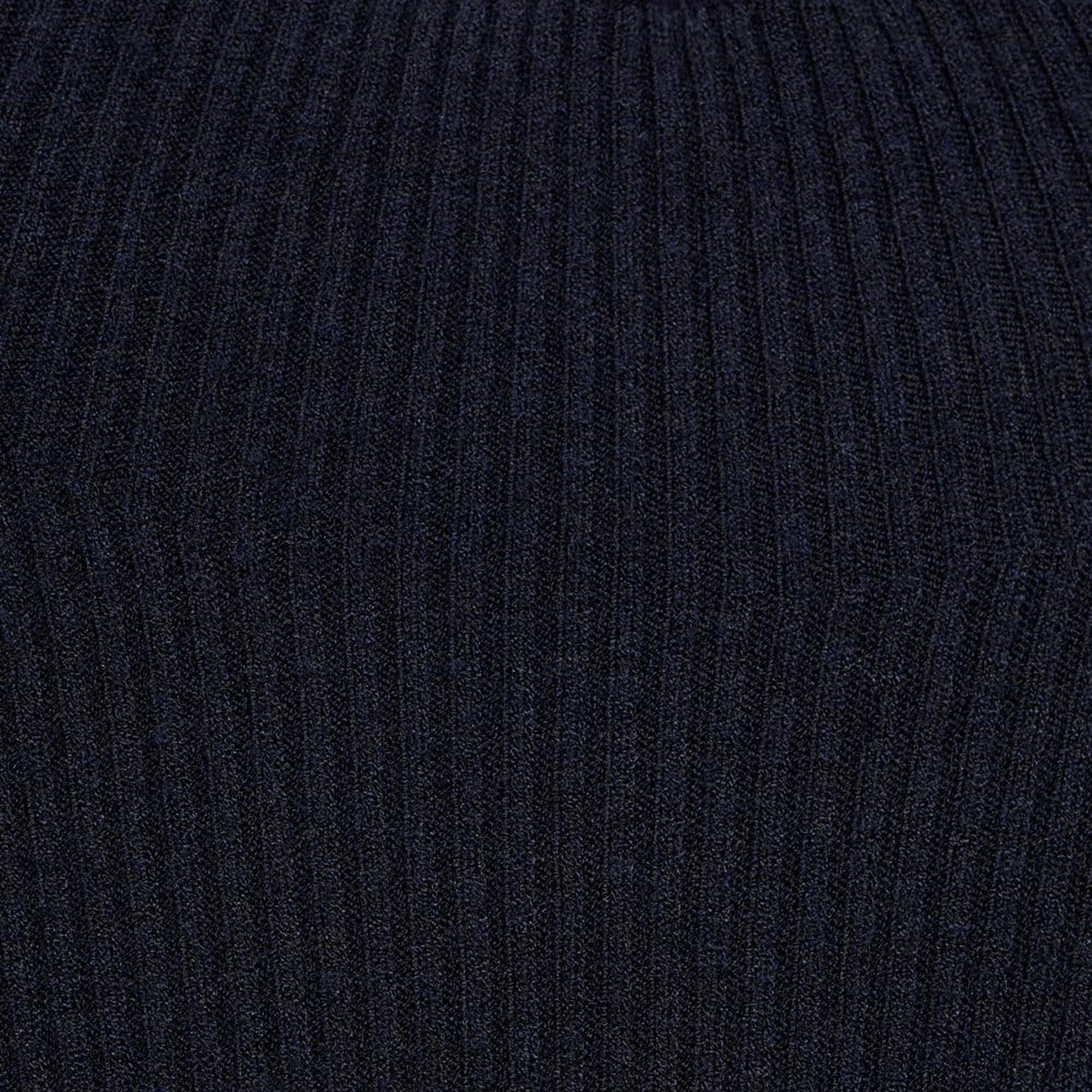 Mango Kadın Kontrast Detaylı Triko Elbise Lacivert