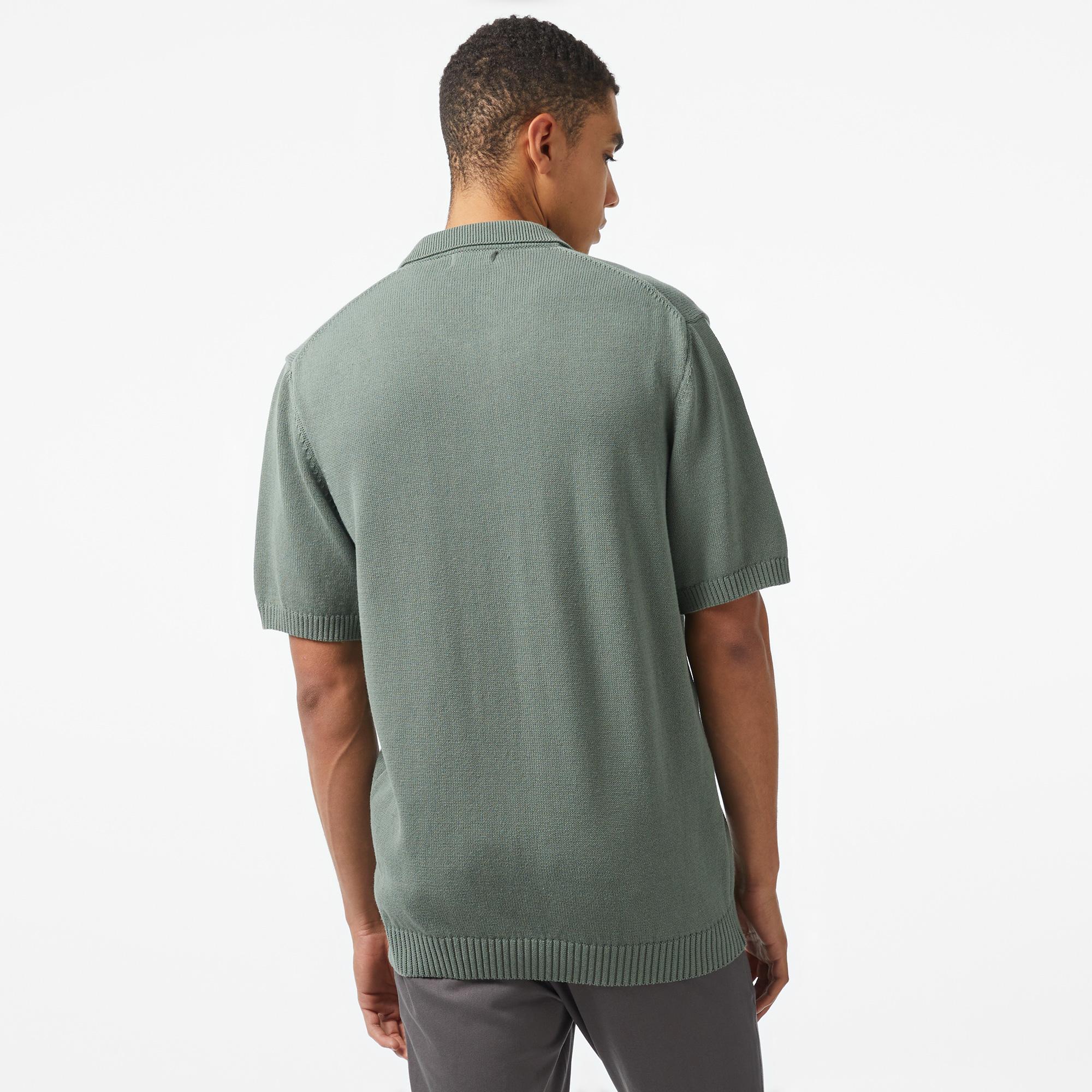 Nautica Erkek Yeşil Classic Fit Kısa Kollu Triko