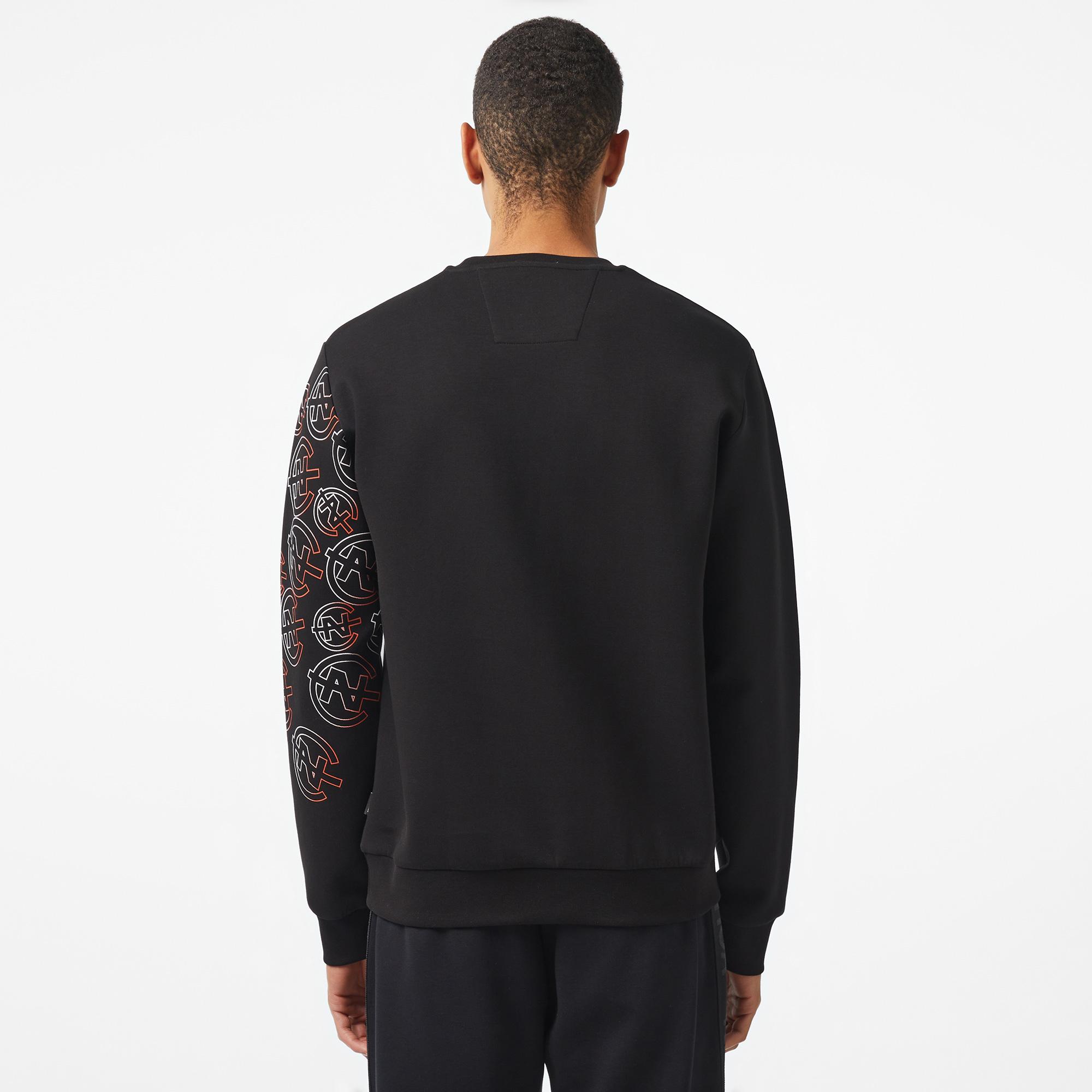 Nautica Erkek Siyah Regular Fit Sweatshirt