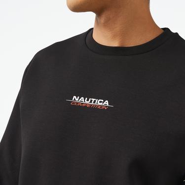  Nautica Erkek Siyah Regular Fit Sweatshirt