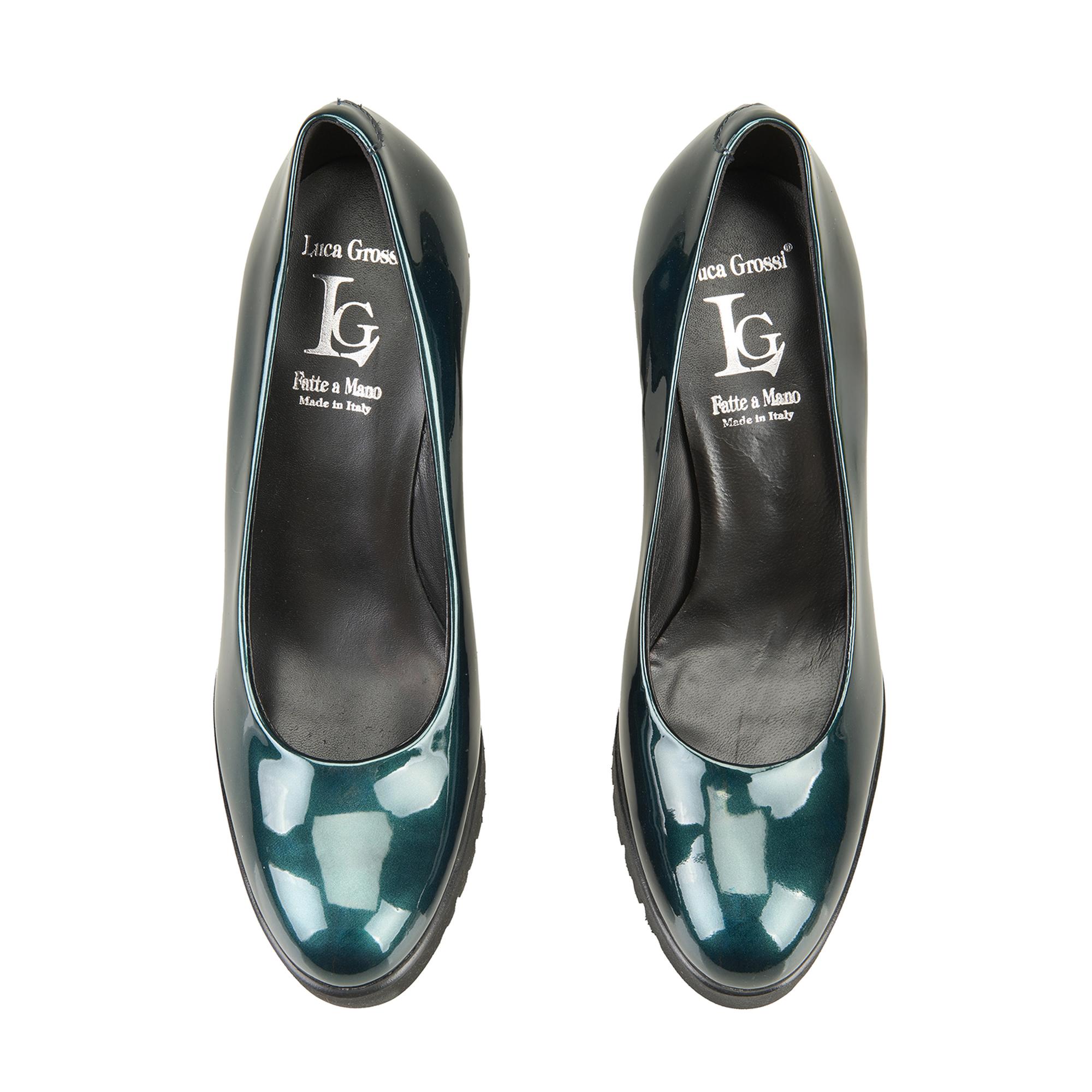 Luca Grossi Kadın Yeşil Topuklu Klasik Ayakkabı