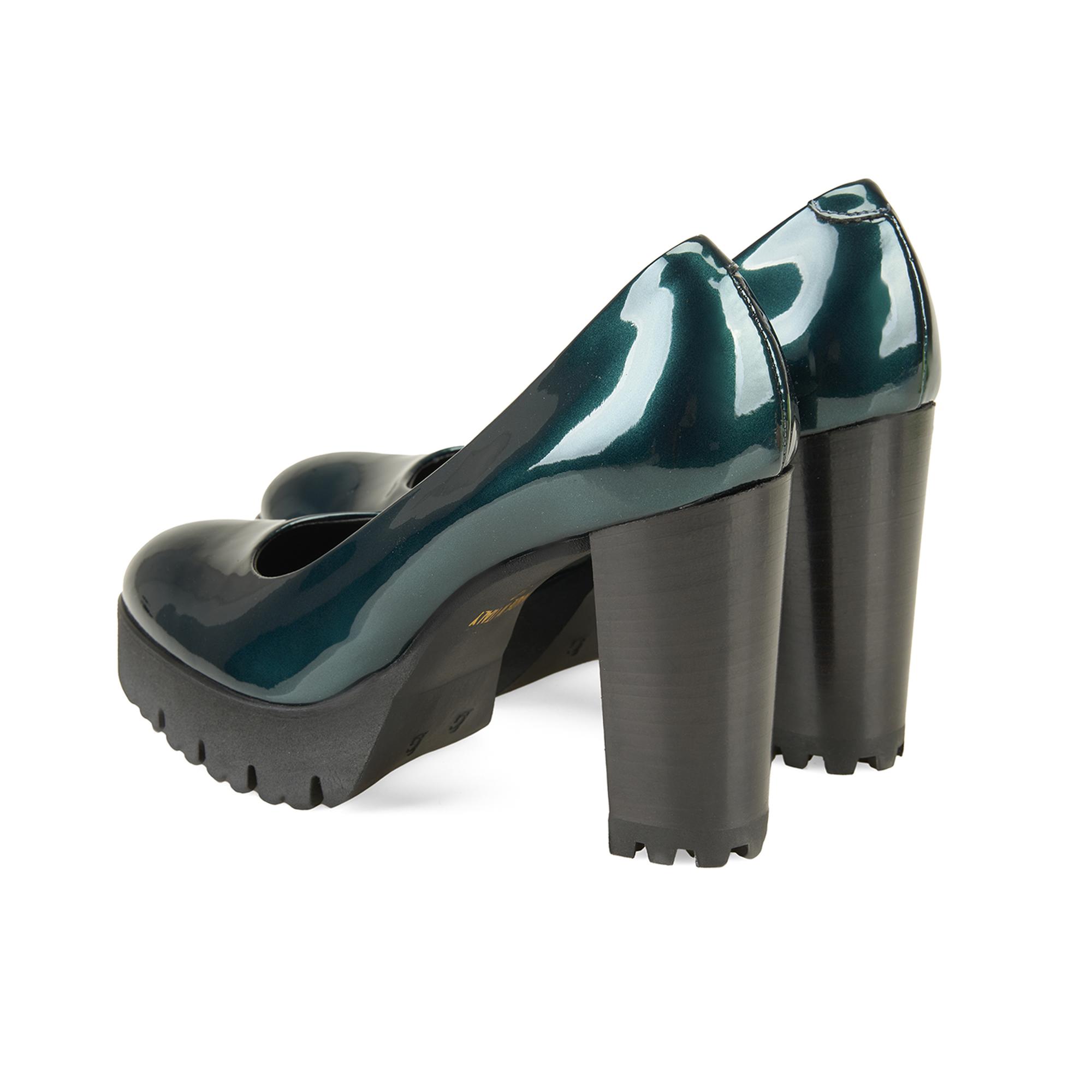 Luca Grossi Kadın Yeşil Topuklu Klasik Ayakkabı