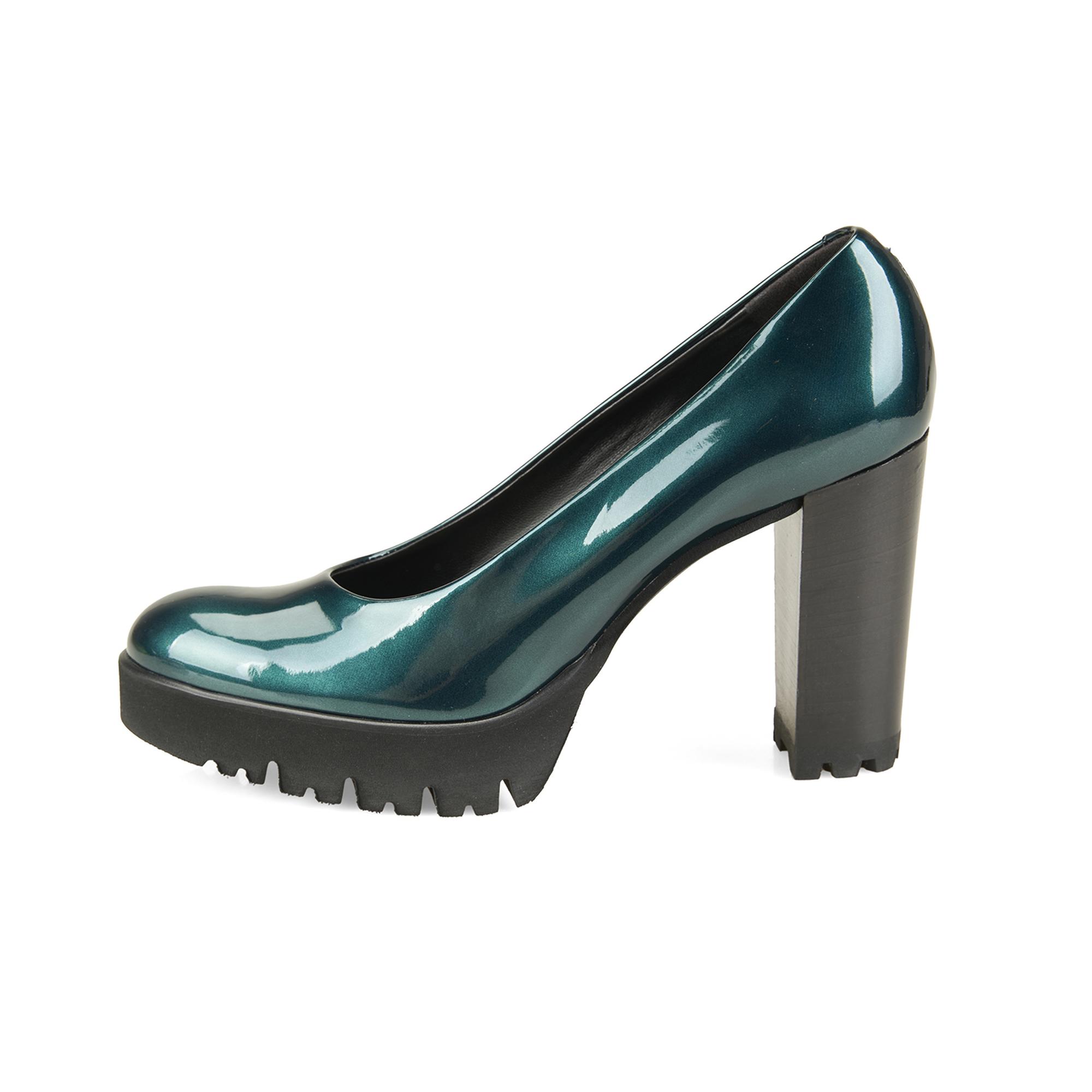 Luca Grossi Kadın Yeşil Topuklu Klasik Ayakkabı