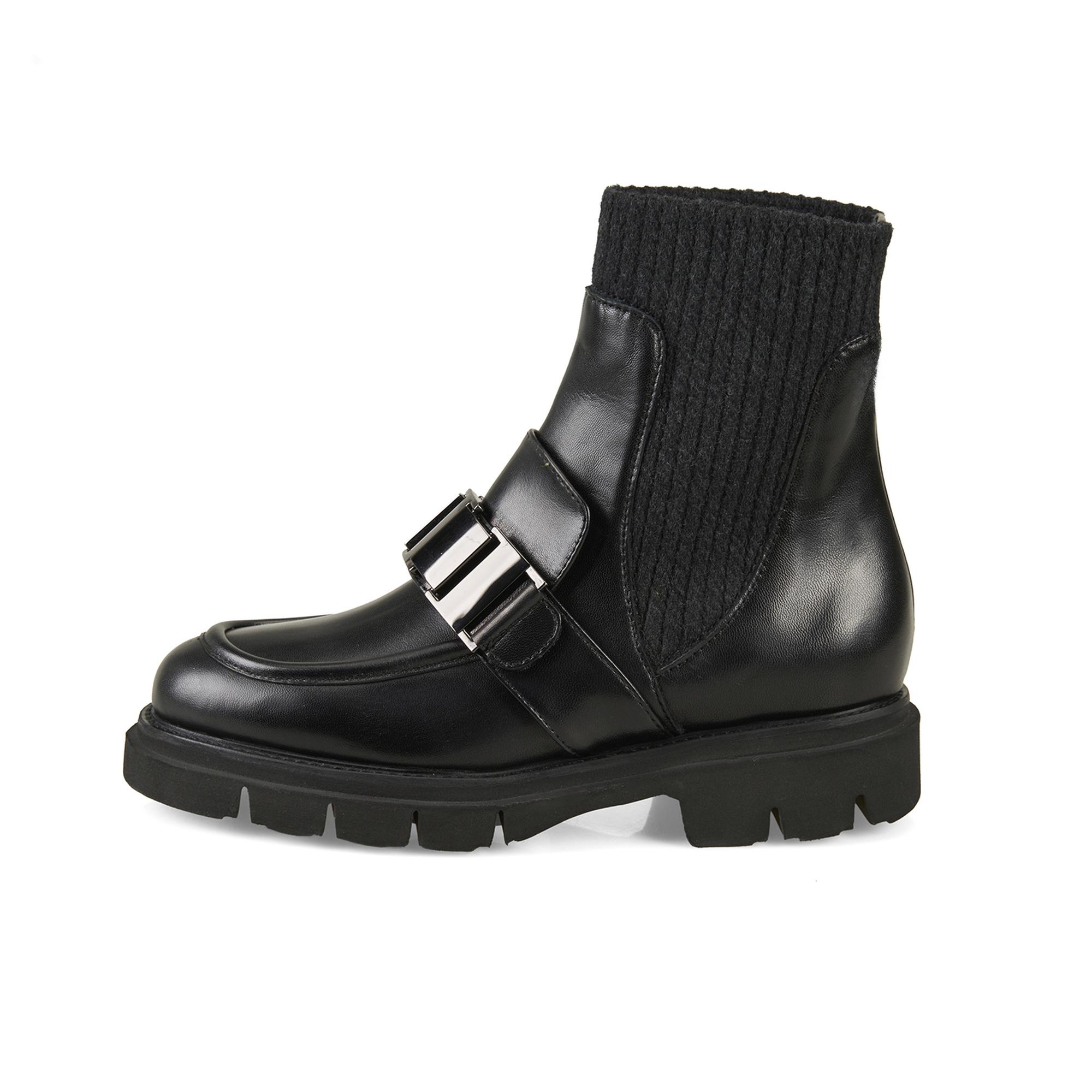 Luca Grossi Fosca Siyah Kadın Toka Detaylı Bot