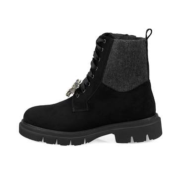  Luca Grossi Kadın Siyah Toka Detaylı Bot