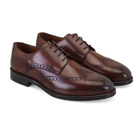  Trever Kahve Erkek Deri Klasik Ayakkabı