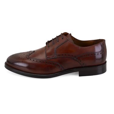  Trever Kahve Erkek Deri Klasik Ayakkabı