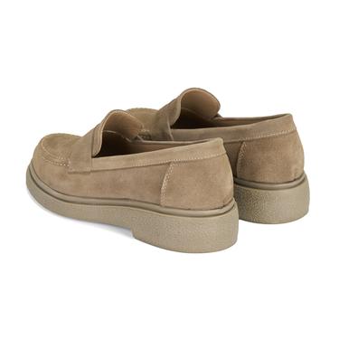  Kadın Vizon Süet Deri Loafer