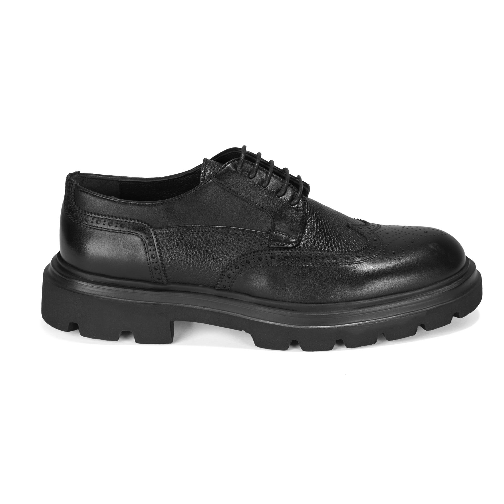 Eliezer Siyah Erkek Deri Klasik Ayakkabı