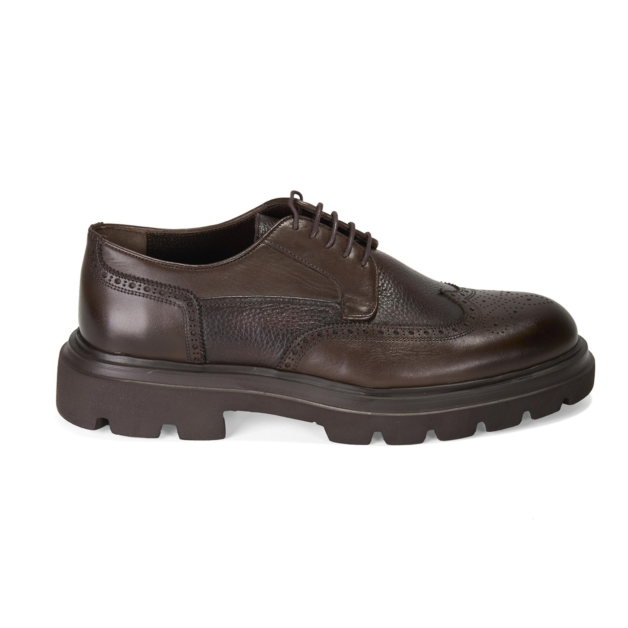 Eliezer Kahve Erkek Deri Klasik Ayakkabı