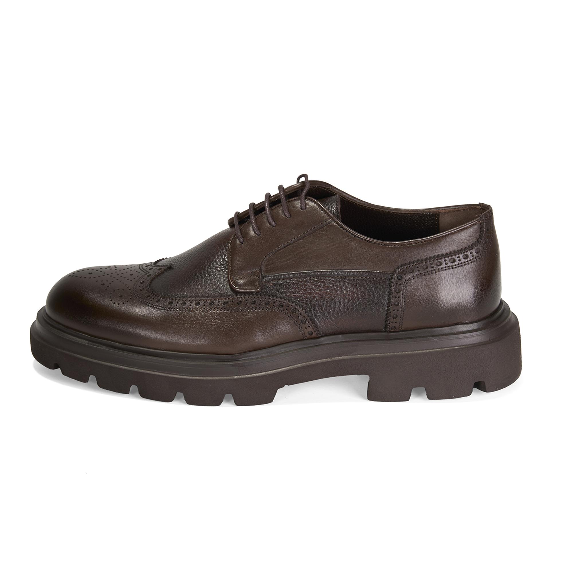 Eliezer Kahve Erkek Deri Klasik Ayakkabı